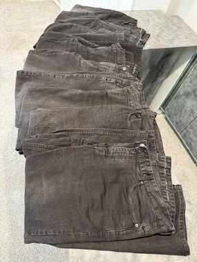 10 Pairs of Men's Black Calvin Klein Straight Cut Jeans Included
